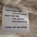 Krass&co G.H. Bass &  Faux Suede Fur Hooded Coat Size M Photo 8