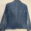 St. John’s Bay  vintage Y2K stretch peplum denim blazer jacket size M Photo 6