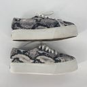 Superga  Platform Faux Python Snakeskin Sneakers Flatform Women’s Sz 8.5 Photo 4