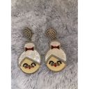 ma*rs New Holiday Fashion . Claus/Granny Pearl Bead Design Alloy Stud Earrings-OS Photo 5