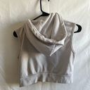 H&M Sleeveless Cropped Zip Up Hoodie Jacket Photo 1