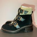 Vince Camuto  KLERICA Leather Moto/Hiker Boots Black Women Size 7.5M NEW‎ Photo 3