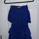 Mustard Seed Blue Strapless Romper Dress Photo 1