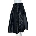 YA Los Angeles  Skirt Womens Medium Black A-Line Full Pleated Neutral Minimalist Photo 2