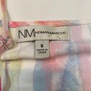 Neiman Marcus 42 VINTAGE  Watercolor Striped Silky Spaghetti strap Tank Small Photo 5