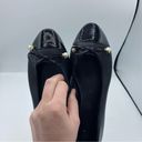 Michael Kors black leather Pearl bow ballet flats size 7 Photo 3