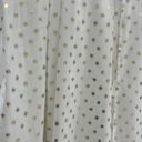 Lulus  Clarissa White and Gold Polka Dot Cover-Up Maxi Skirt Photo 3