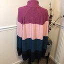 Lane Bryant  Striped Colorblock Turtleneck Sweater 22/24 Photo 1