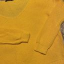 Boohoo  Yellow Long Sleeve V Neck Sweater Size M/L Photo 1