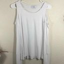 Bailey44  white cold shoulder long sleeve tee shirt Photo 0