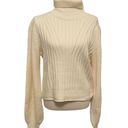 &merci White Turtle Neck King Sleeve Top Photo 0