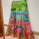 Farm Rio EUC  Ombré Forest Midi Skirt Size Medium Retails $225 Photo 4