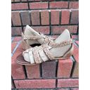 Bed Stu Roan by  White distressed zip up Gladiator Leather Sandals Size 5 Photo 5