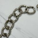 The Bar Chunky Silver Tone Metal Chain Link Belt Size XS Small S Photo 8