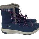 Ryka  Faux Fur Water Repellent Boots - Aubonne Navy blue size 7 Photo 0