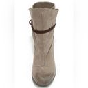 Qupid Keeping It Chill Taupe Oil Finish Slouchy Ankle Boots. Sizes 8 & 6.5. NEW IN BOX Photo 3