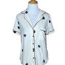 Kate Spade  Cream with Scribble Dot Pajama Top. Size Small. Photo 6