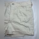 Pilcro  White Distressed Denim Shorts Photo 4
