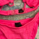 Triangl Pink Textured Bikini Photo 2