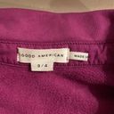 Good American NWT  Shaket Jacket Size 3/4 L/XL Fuchsia Color With Pockets Photo 7