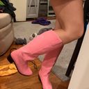 Pink Cowgirl Boots Size 7 Photo 1