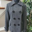 Charter Club  Black Collared Button Coat Photo 0