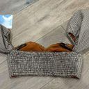 Majorelle NWT  Arlana Top in Size S Brown and Black Check Photo 6