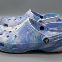 Crocs  Classic Clog Swirl Blue White And Purple Multicolor Tie Dye W Sz 11 M SZ 9 Photo 10