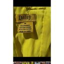 Daisy  Boutique Lemon Yellow Exaggerated Shoulder Cocktail Dress Size Medium NWOT Photo 4