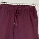 Gaiam  Women’s Wide Leg Track Pants Sweat Pants Burgundy Size L NWOT Photo 1