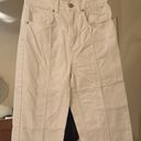 ZARA White Straight Leg Jeans Photo 2