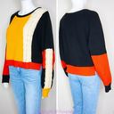 The Moon  & Madison women's color block cropped sweater, size M Photo 8