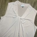 Calvin Klein Womens  Blush Sleeveless Blouse - M Photo 1