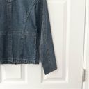 DKNY  Jeans Vintage Y2K Full Zip Utility Pocket Style Peplum Denim Jacket Small Photo 2