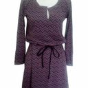 The North Face  Purple Long Sleeve Chevron Dress Photo 0