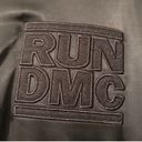 Adidas Originals x Run DMC Puffer Jacket M Bomber Black Red Lining Supergirl Photo 4