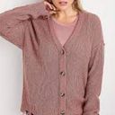 Maurice's  Distressed Hem Button Up Cardigan Sweater Photo 0