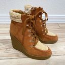 Jessica Simpson 117.  Maelyn Lace-Up Platform Wedge Hiker Boot Size 8 Photo 2