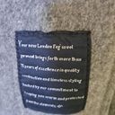 London Fog  2 Tone Gray Button Up Wool Blend Coat‎ Size 8 Photo 7