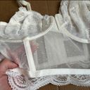 Target Auden Women Mesh/Lace Corset - White Size Medium  Photo 8