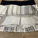 Lululemon  Run: Pace Setter Skirt Groovy Stripe Nimbus / Black Size 6 rare Photo 4