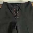 Topshop  Womens Black Cropped Wide Leg Capri Lace Up Palazzo Pant sz 6 Pirate Photo 38