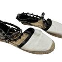 Rebecca Minkoff  Women's Espadrilles White Ballet Studded Gilles Flat Shoes Sz 8 Photo 0