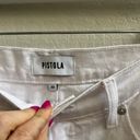 Pistola NWT $158  Cassie Super High Rise Straight White Distressed Jeans Photo 4