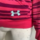 Under Armour  semi-fitted medium pink full zip hoodie sweatshirt Photo 2