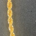 Twisted Napier Gold Tone  Rope Necklace Photo 4