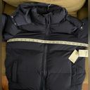 Good American NWT  Puffer Jacket Navy Blue Size XS Photo 7