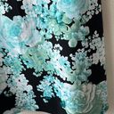 Dress Barn | Cool Blue Mint Floral Sleeveless Midi Dress Photo 5