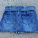 Denim Mini Buckle Skirt Photo 2