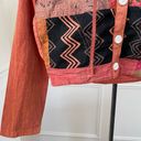 Earthbound NWT  Trading Co Cropped Button Hoodie Burnt Orange M Photo 3